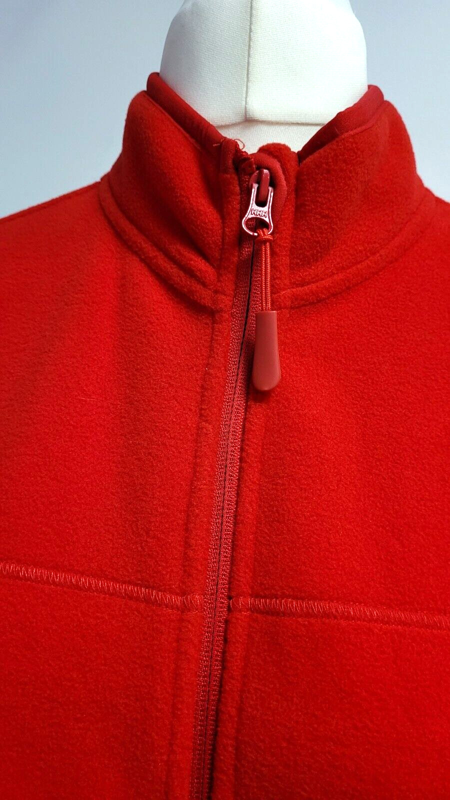 Womens Fleece UK-M Red High Neck Zip Fastening Pockets Ozark Trail Pre-Owned image 3