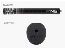Ping Putter Grip Model PP62 Heppler Midsize Black/COPPER-New and never on a Club