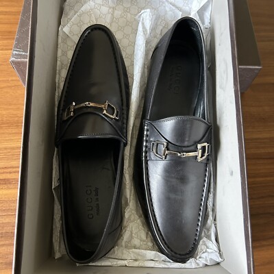 Gucci Leather Horsebit Silver Thick Sole Loafers Black 7.5 Gucci Women main image 3