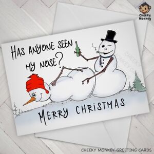 Naughty Hello Funny Greeting Cards