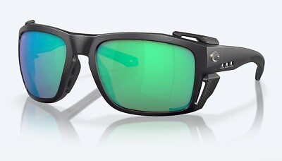 NEW Costa Del Mar King Tide 8 Black Pearl / Green Mirror Polarized Glass 580G