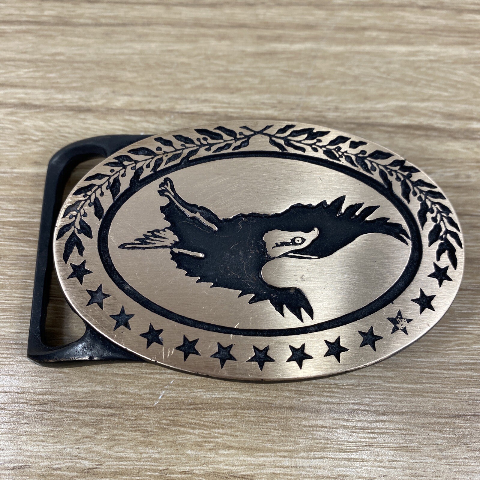 Vintage Tech Ether Guild BALD EAGLE Solid Brass B… - image 1