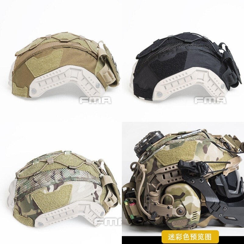 FMA Kit Accessoires Intérieur Pour Casque Fast Airsoft – Bandeau Réglable Par Roue, Rembourrage Polystyrène, Patchs Velcro, Sangle Menton