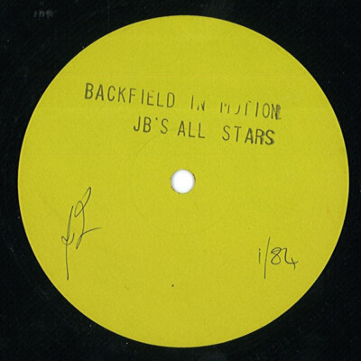 JB's Allstars - Backfield In Motion (12'', Single, Promo, W/Lbl) (Very Good Plus 