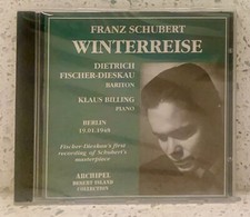 FISCHER-DIESKAU • SCHUBERT Winterreise [1948] (CD, Archipel) BILLING piano
