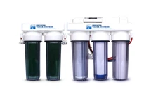 6 Stage Reverse Osmosis RO/DI Aquarium Reef Water Filtration 75 GPD Chloramine 