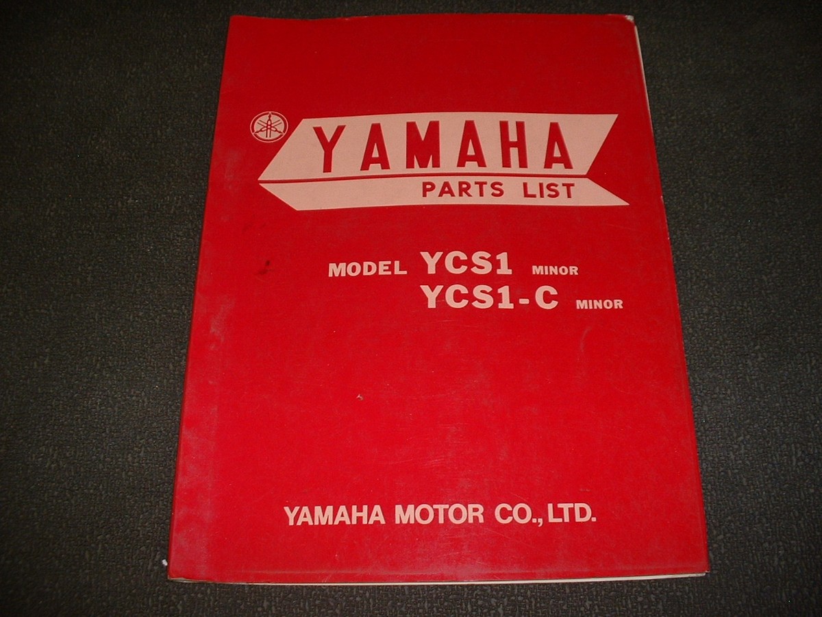 1968 Yamaha YCS1, YCS1C Minor Parts List | eBay