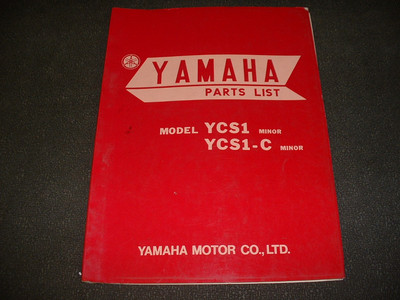 1968 Yamaha YCS1, YCS1C Minor Parts List | eBay