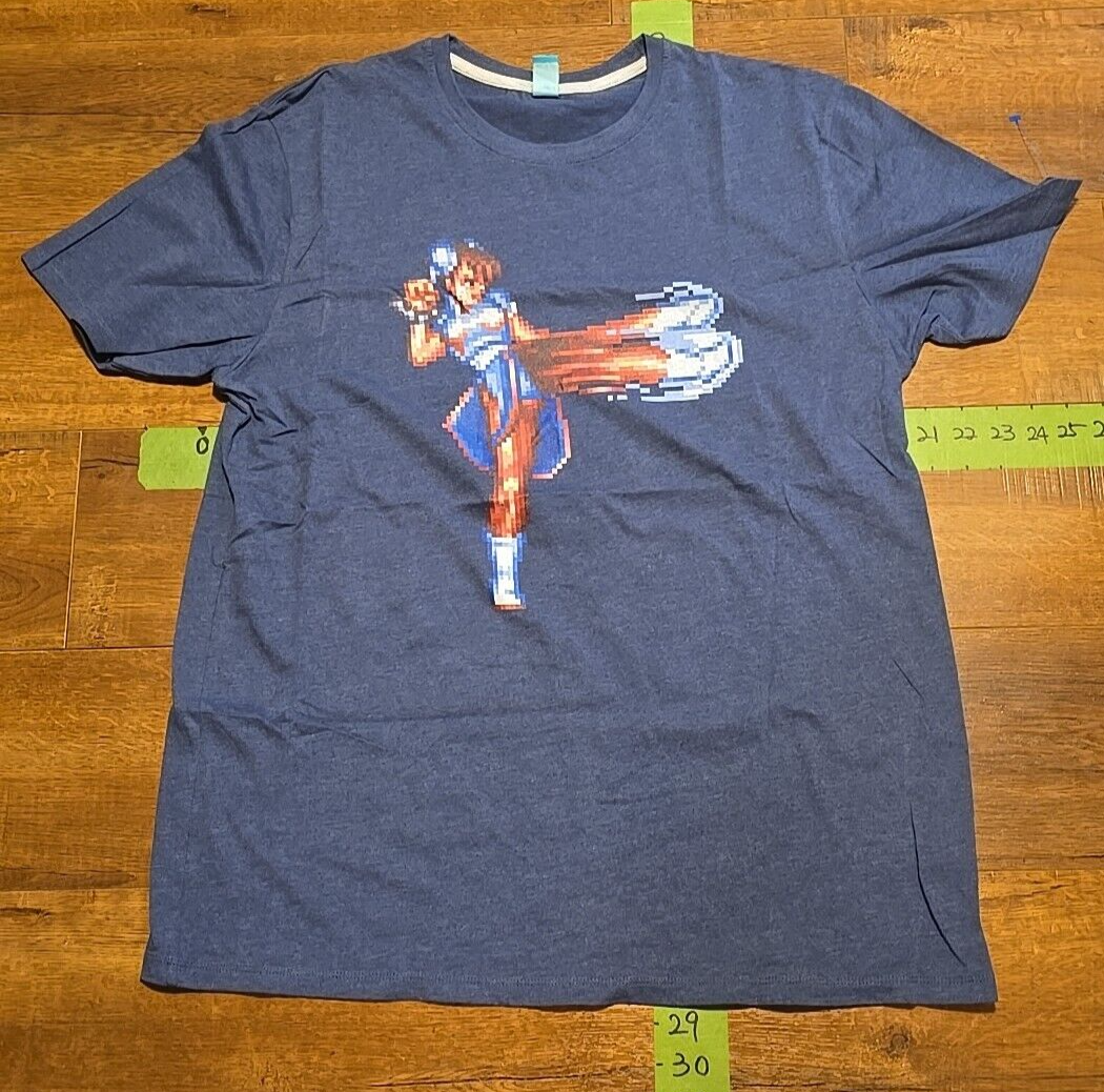 SpreadShirt Street Fighter Chun Li Graphic T-Shirt Size Large | eBay
