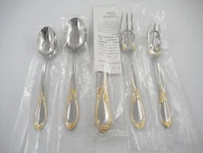 Yamazaki CACHE GOLD Accent Stainless Steel Glossy Flatware Your Choice of Pieces