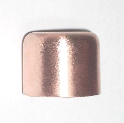 Copper Plumbing 3/4 inch Pipe Caps Sweat On 4 pk
