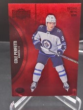 Cole Perfetti Precious Metal Gems Red / 100 Rookie Card 2021-22 Metal