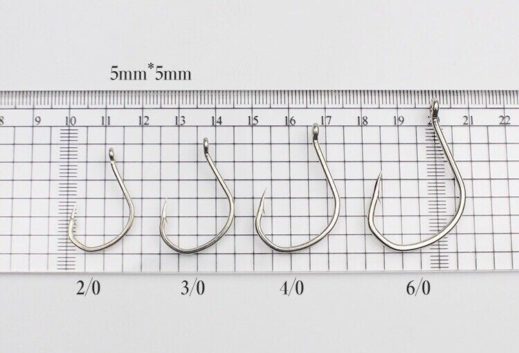 Fish Jig Hooks With Hole(Tin plating)/bass/striper/catfish/4 size to choose