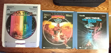Videodisc CED Star Trek The Motion Picture, Wrath of Kahn Search for Spock
