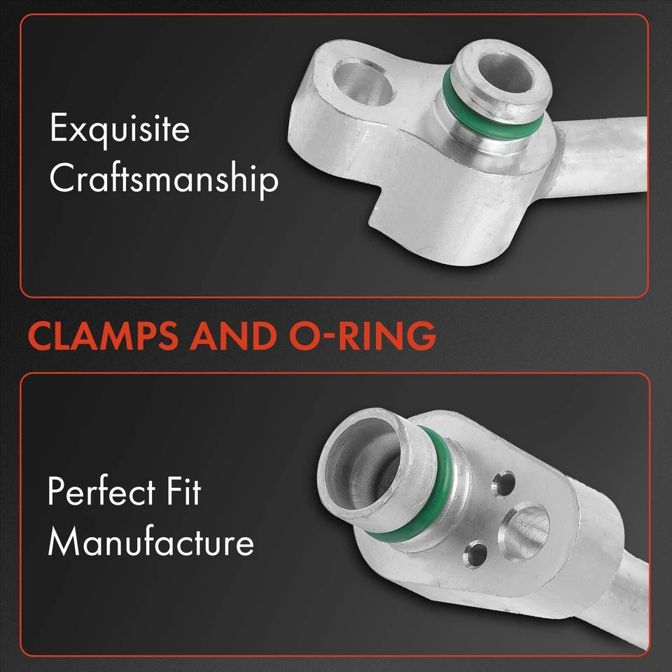 Nueva línea de descarga de aire acondicionado para Subaru Baja 2004-2006 H4 compresor de 2,5 L para condensar Foto 3 de 4