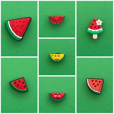 Schuhstecker/Shoe Charms/Pins für Clogs OBST/WASSERMELONE/MELONE/MELONENEIS