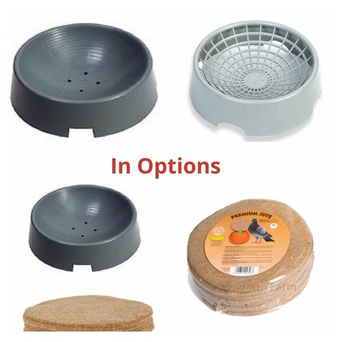 Pigeon Nest Bowls Liners For Nesting Pigeons Robust Heavy Plastic In