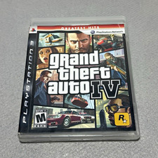 Grand Theft Auto IV Greatest Hits w/Manual PS3 NTSC-U/C M Crime Action cib w map