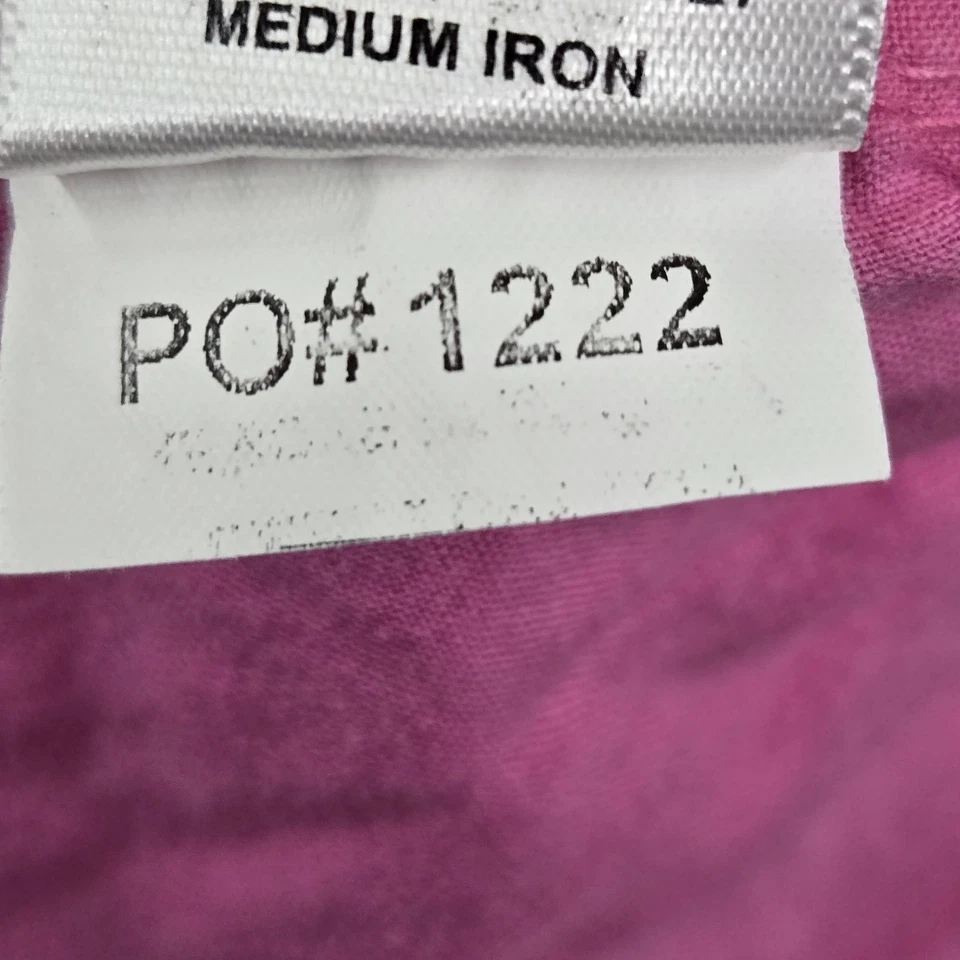 Koi By Kathy Peterson Women Scrub Top M Pink Floral Embroidery - Image 4 of 4