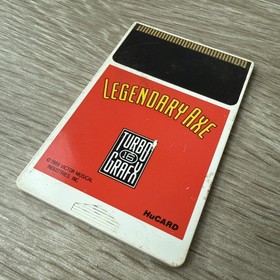 Legendary Axe Turbo Grafx HuCard Only