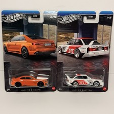2026 Hot Wheels. 2 Car Lot Silver Series Audi RS 5 Coupe Audi 90 Quattro NEW