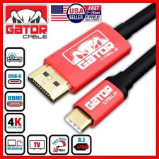 USB-C to HDMI Mirror Cable Adapter 4K HDR HDTV For iPhone 15 16 17 Pro Max Plus