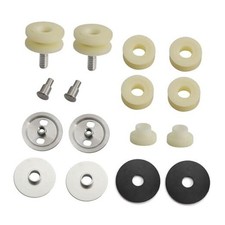 Rear Quarter Window Roller Glass Kit for 68-72 GM A Body, Car Rear Quarter