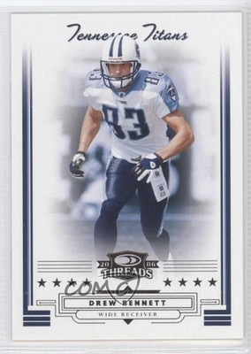 2006 Donruss Threads Retail Black 10/250 Drew Bennett #94 0a1