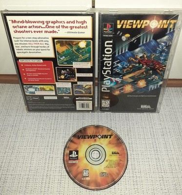  VIEWPOINT NTSC US Spiel für Playstation 1 PS1 mit Anleitung in Long Big Box 