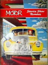 Hearst Motor Magazine, Annual Service Show Number, November 1947 - auto, Ads