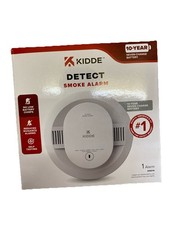 Kidde 20SD10: Detect Smoke 1 Alarm - 10-Year Never-Change Battery