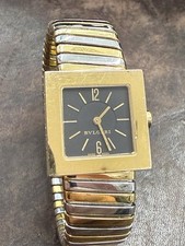 Bvlgari Quadrato Tubogas - SQ222T, oro 750, orologio da donna quarzo, Bulgari