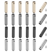 24Pcs Shoelace Tips with Screw Alloy 25mm Aglets Cords End Tip 4 Colors