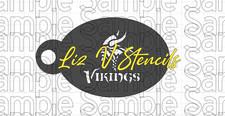 Football Minnesota Vikings - Face Painting STENCIL