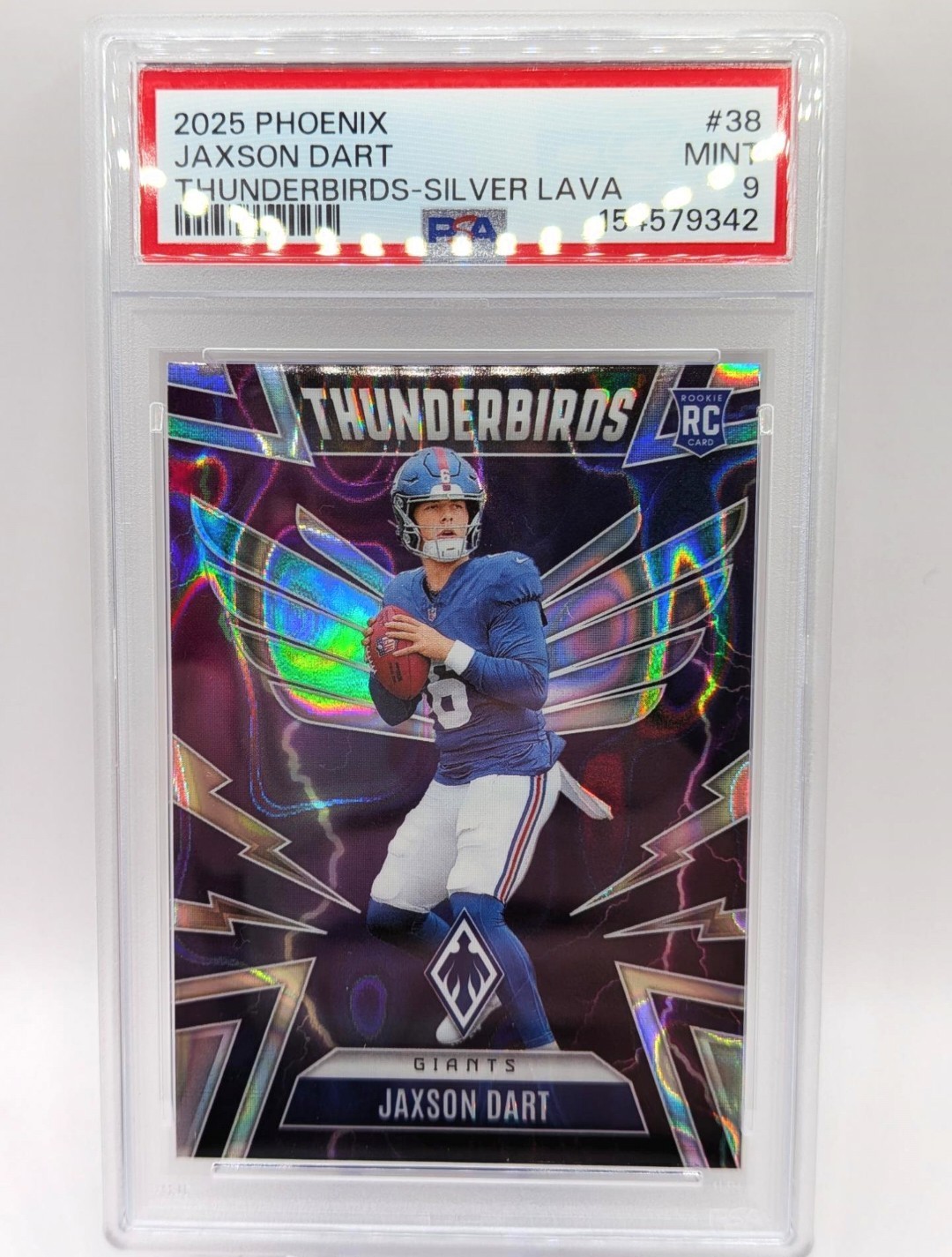 Jaxson Dart Panini Phoenix Thunderbirds #38 Silver Winter