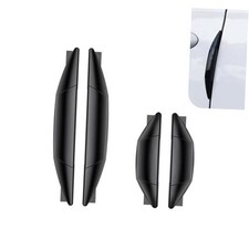 Car Door Edge Guards, Car Doors Anti-Collision Strips, Anti-Scratch 4 PCS Black
