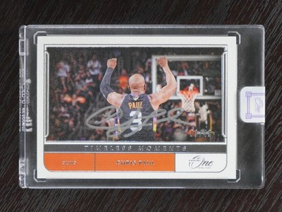 2021-22 Panini One and One Timeless Moments #TM-CPL Chris Paul AUTO 3/49 # Match