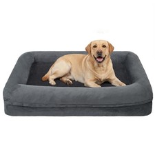 Dog Beds for Large Sized Dog, Orthopedic Egg  Crate Foam Dog Bed Washable Cover