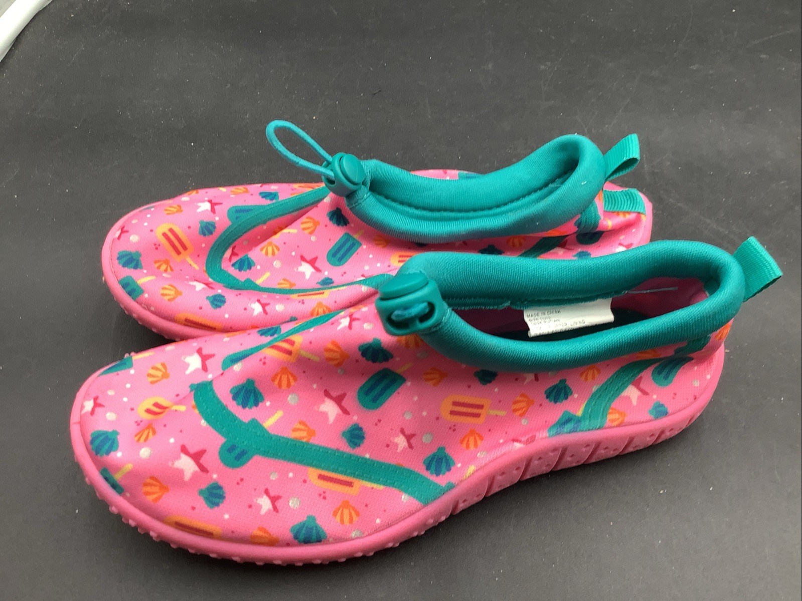 Lily Dan Youth Size 11/12 Pink Slip-On Water Beach Shoes Kids Quick Dry