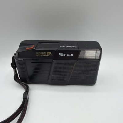FUJI DL-200 II DATE 35mm Compact Film Camera w/Strap From Japan UNTESTED 