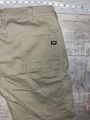 Key Imperial Khaki Utility Workwear Tan Stretch 42 Shorts - Picture 4 of 5