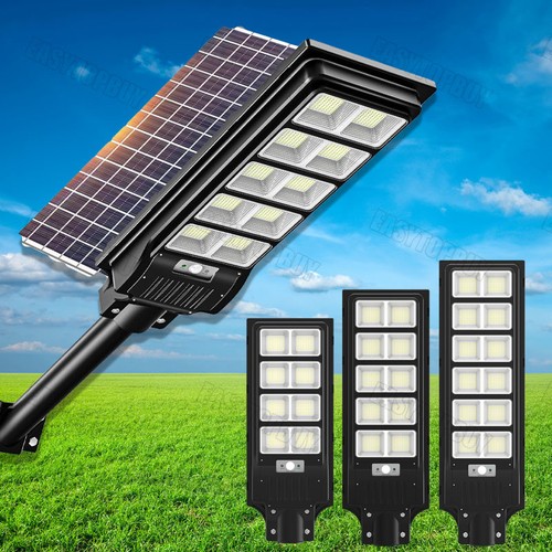 Farola Solar LED Detector de Movimiento Farola IP65 Lámpara Solar Exterior - Imagen 2 de 30