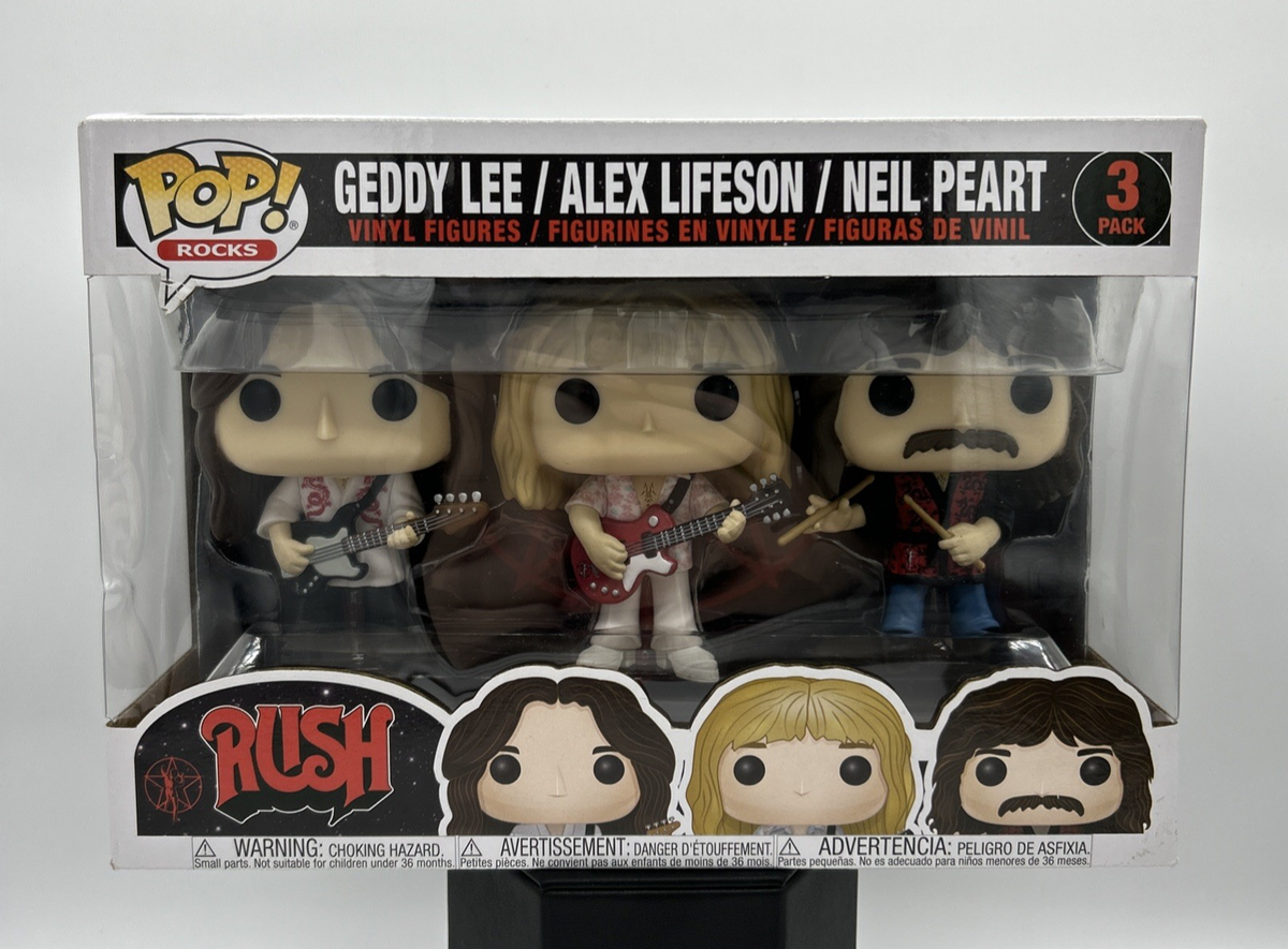 Funko Pop! Vinyl: Geddy Lee / Alex Lifeson / Neil Peart - Rush 3