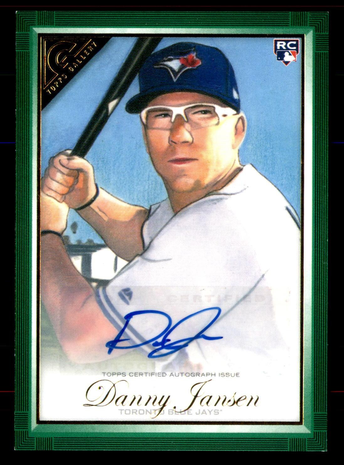 2019 Topps Gallery #114 Danny Jansen Autographs Green #/99