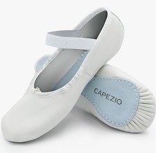 Capezio girls Daisy 205 Ballet Shoe Toddler/Little Kid ,White,10 N US Toddler