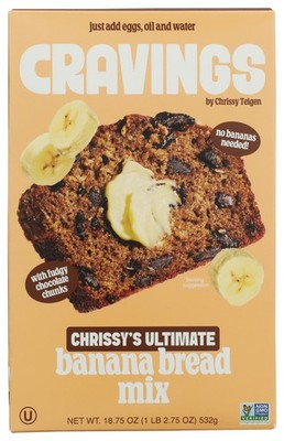 Chrissy'S Ultimate Banana Bread Mix By Cravings 18.75 Oz Chocolate