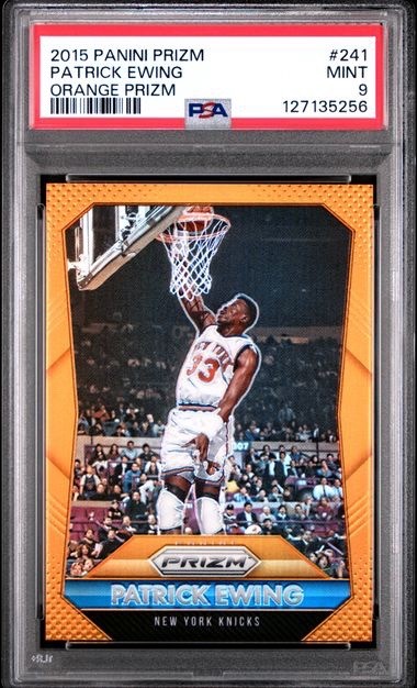 2015 Prizm Patrick Ewing Orange /60 Color Match POP 2