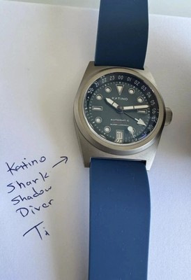 Katino (Kronosti) Shark Shadow Diver - 300M GMT Titanium Automatic Watch