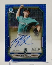 2025-26 Bowman Chrome Baseball - Ryan Sloan #BMA-RS Blue Mojo Refractor /150