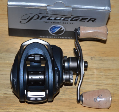 pflueger president xt right hand baitcast reel 11 bearing system 6.5:1   NEW
